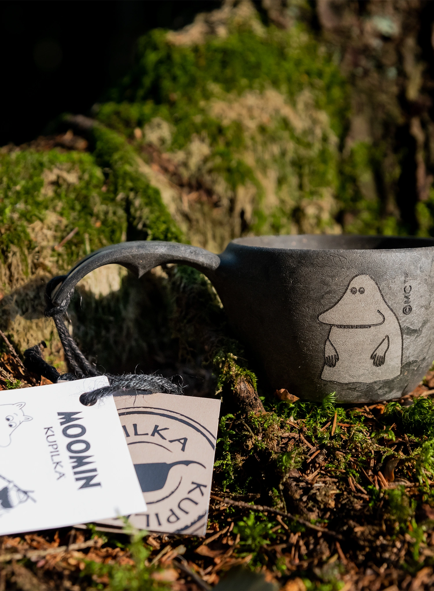 Turistický hrnček Kupilka 21 Moomin The Groke (0,21 l) - black