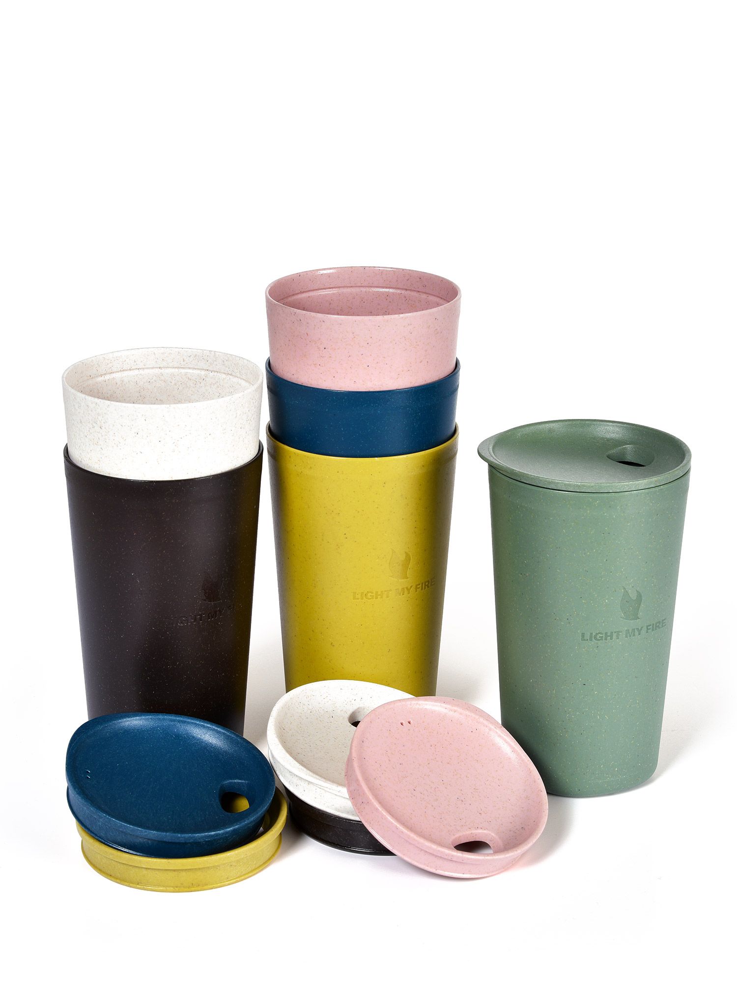 Turistický hrnček Light My Fire MyCup & Lid Large (0,5 l) - mustyyellow