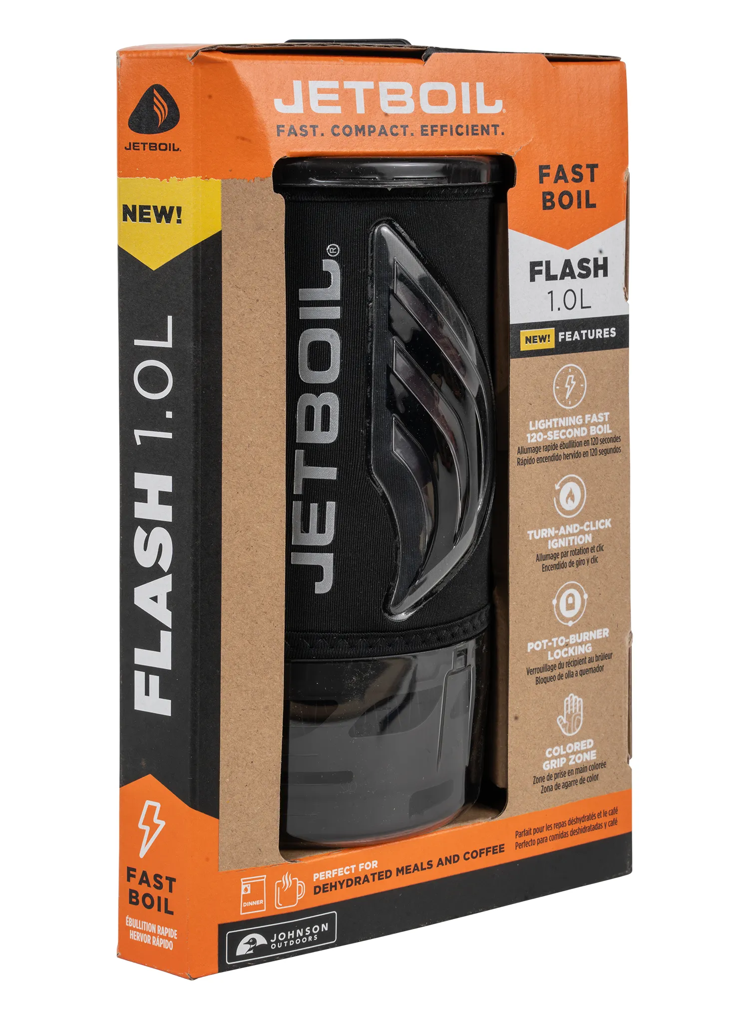 Súprava na varenie Jetboil Flash 2.0 Personal Cooking System - carbon
