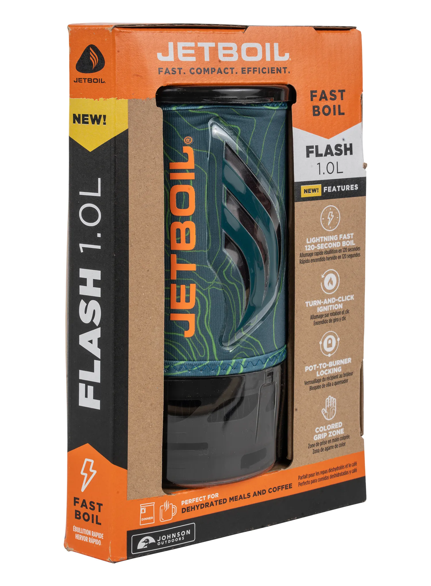 Súprava na varenie Jetboil Flash 2.0 Personal Cooking System - ocean topo