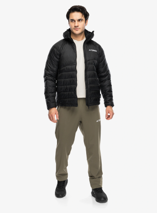 Bunda adidas TERREX Xperior CLIMAWARM+ Down Hooded Jacket - black