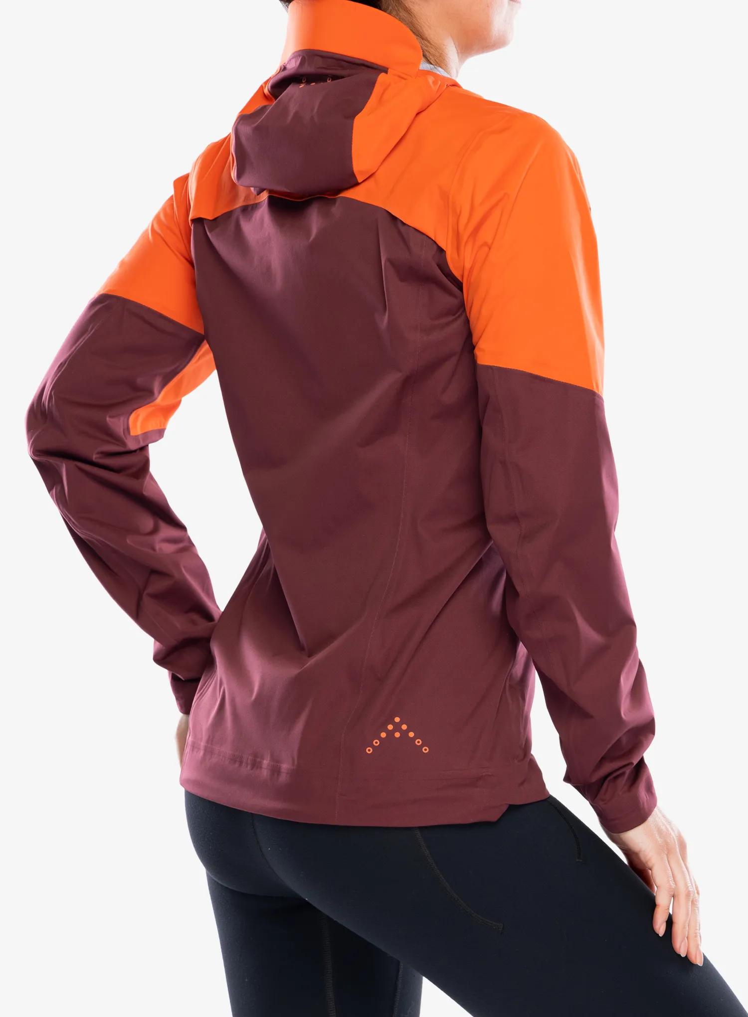 Dámska bežecká bunda Rab Kinetic Ultra Jacket - red grapefruit/deep heather