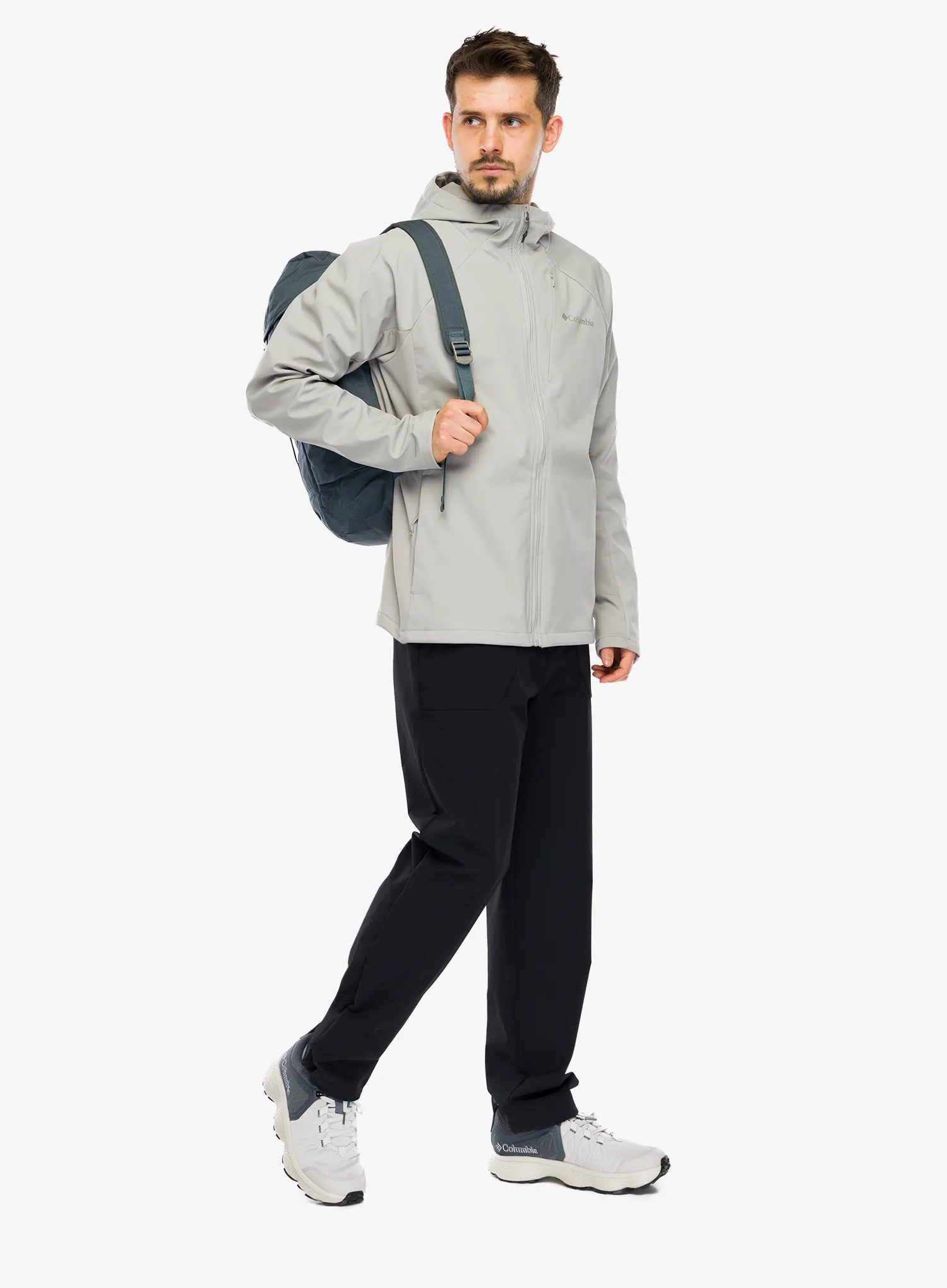 Bunda Columbia Trailborne Softshell - flint grey