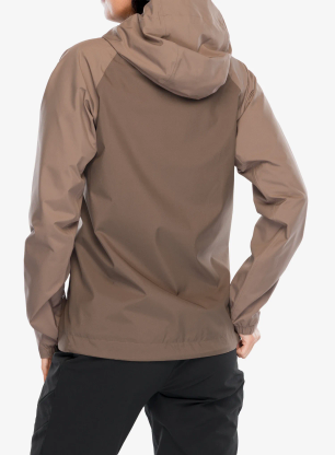 Bunda dámska adidas TERREX Multi 2L RAIN.RDY Jacket - earth strata/trace brown