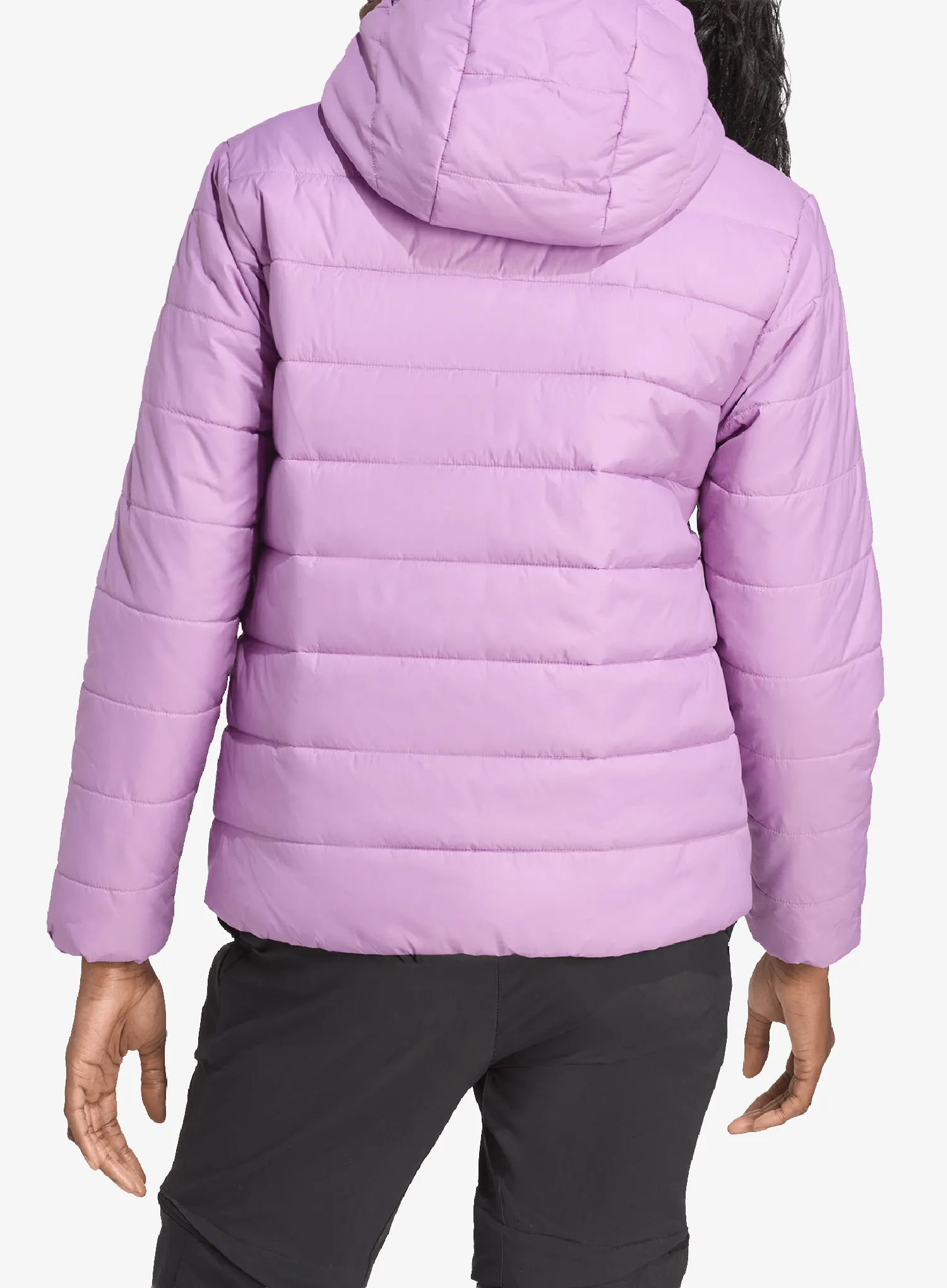 Bunda dámska adidas TERREX Multi Essentials CLIMAWARM Insulated Hooded Jacket - preloved purple