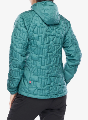 Bunda dámska adidas TERREX Xperior PrimaLoft Loose Fill Insulated Hooded Jkt - preloved teal