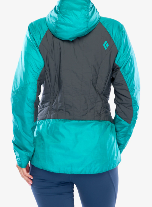Bunda dámska Black Diamond Vision Hybrid Hoody - dark patina