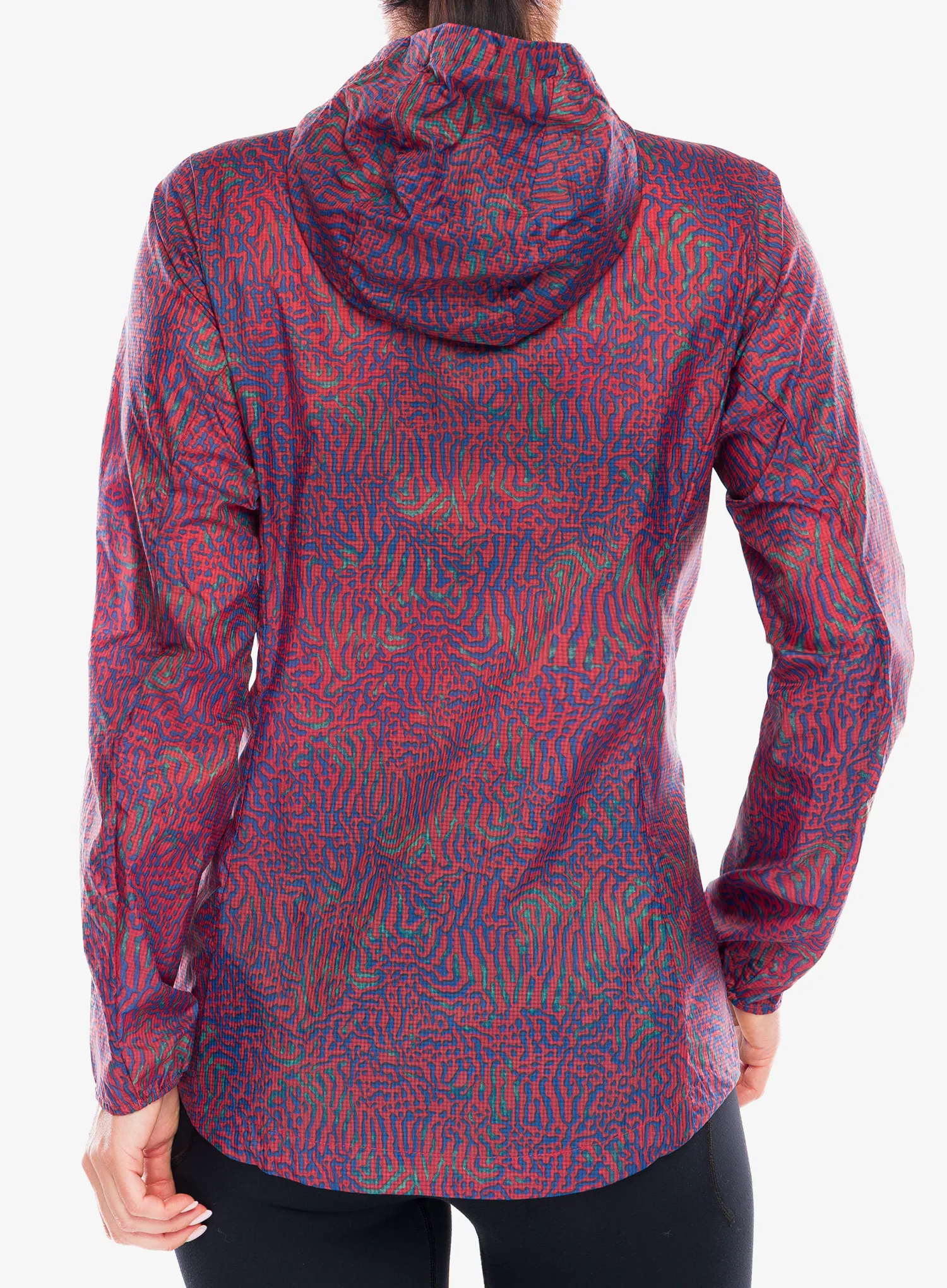 Bežecká bunda dámska Patagonia Houdini Jacket - sea run/potters red