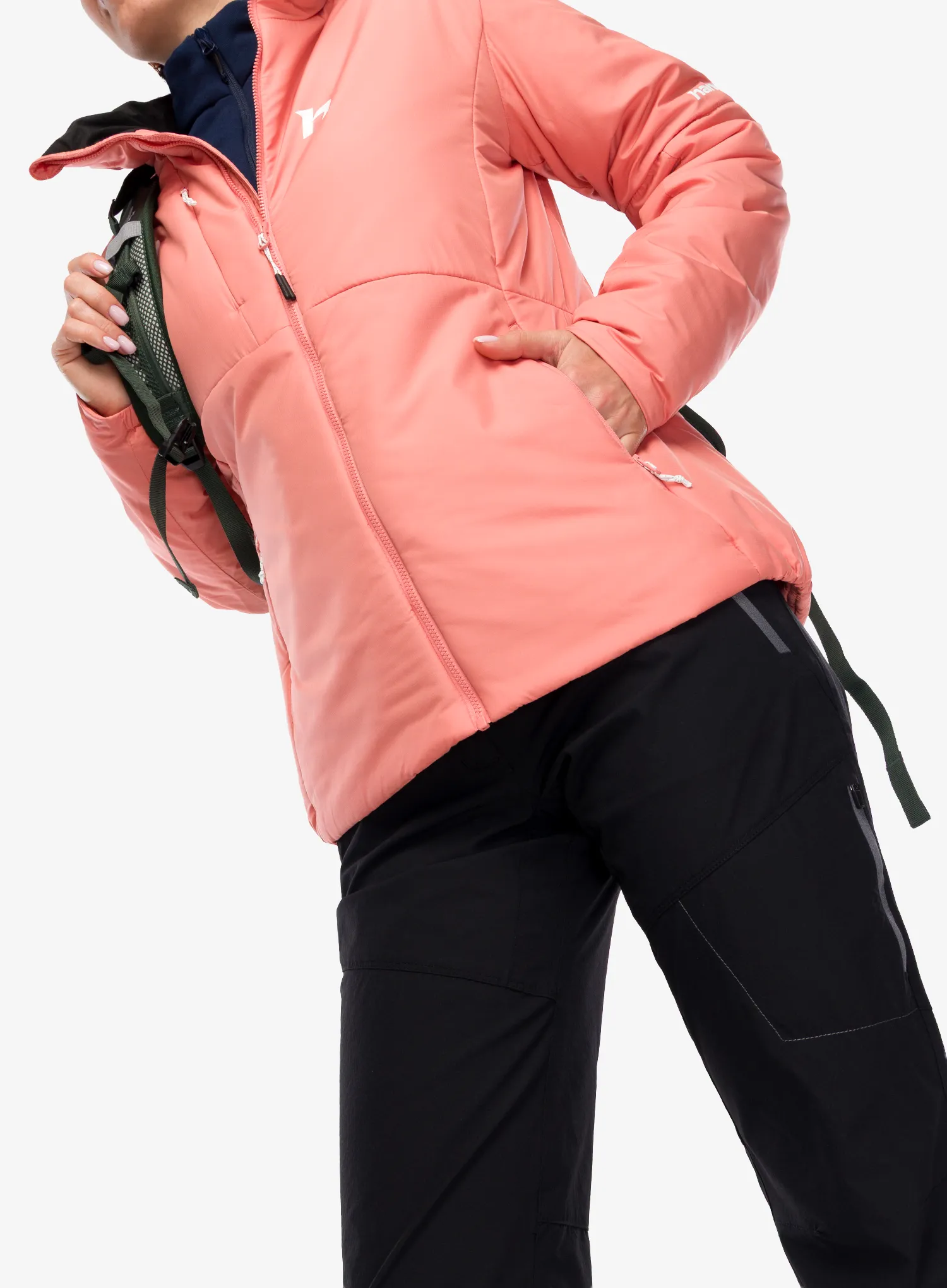 Bunda dámska Hannah Taya Hoody - coral haze