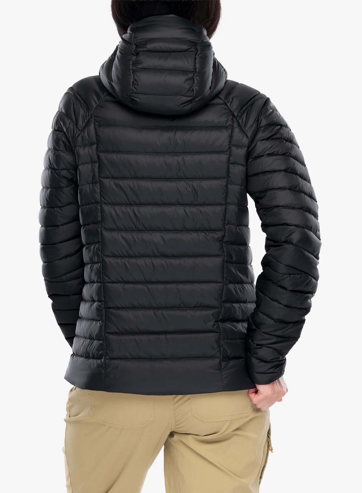 Bunda dámska Patagonia Down Sweater Hoody - black