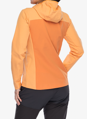 Bunda dámska Patagonia R1 CrossStrata Hoody - rock melon