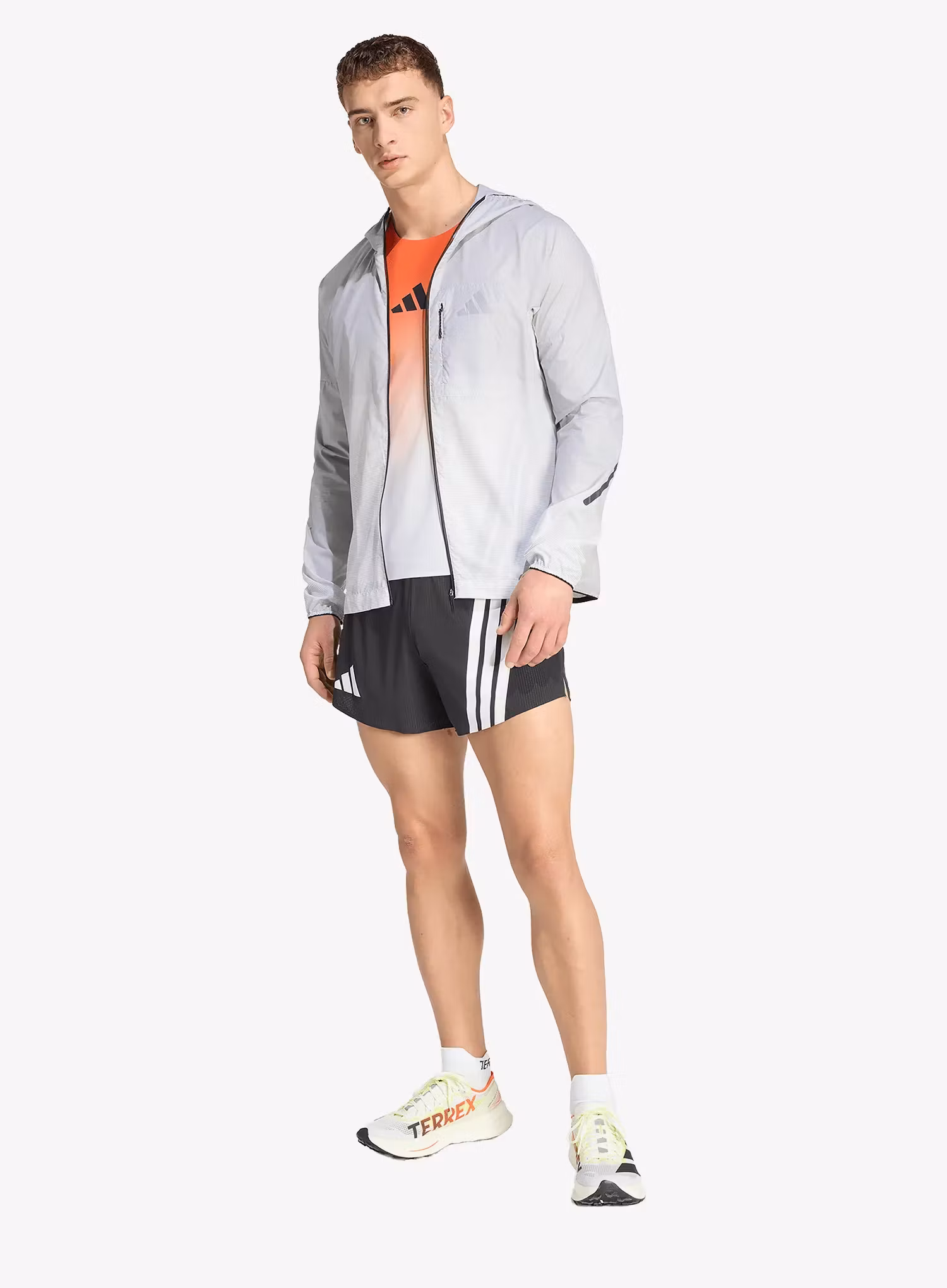 Bežecká bunda adidas TERREX Xperior CLIMA365 Light Windweave Jacket - black/white