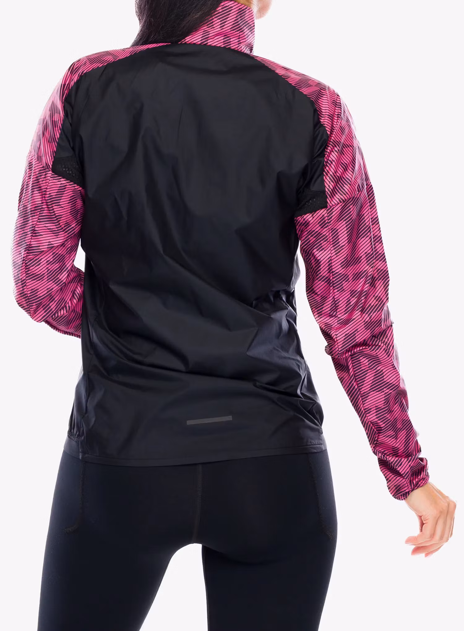 Bežecká bunda dámska adidas TERREX Trail Running Wind Jacket - pink fusion/aurora black