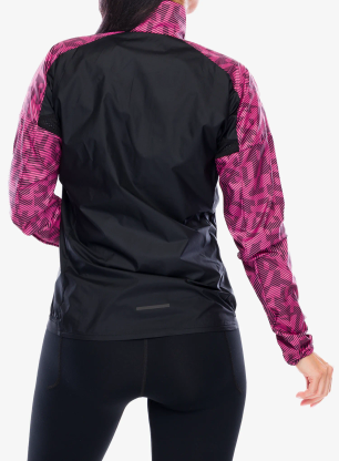 Bežecká bunda dámska adidas TERREX Trail Running Wind Jacket - pink fusion/aurora black