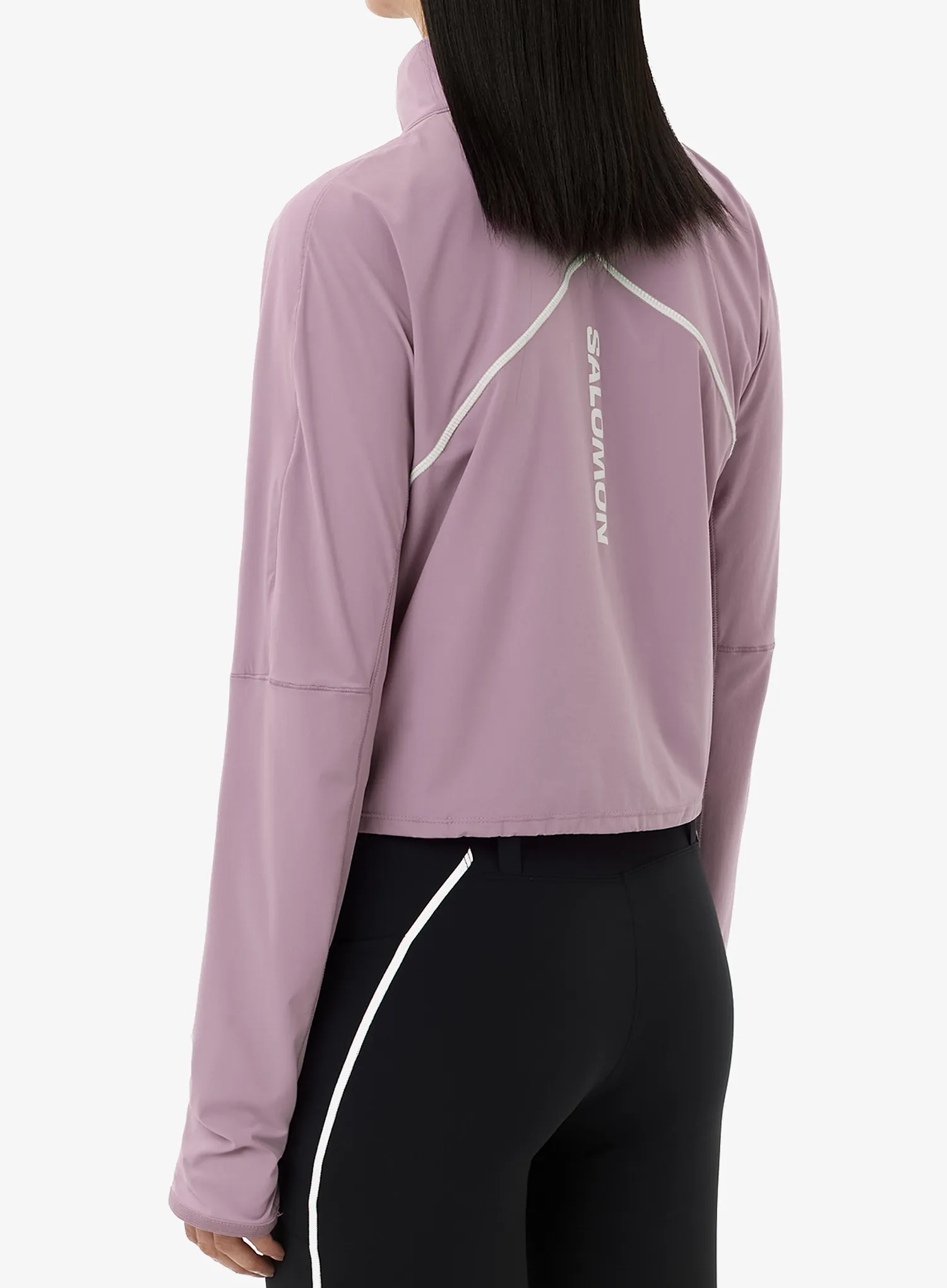 Bežecká bunda dámska Salomon Sense Aero Hybrid CP PLVR - dawn pink
