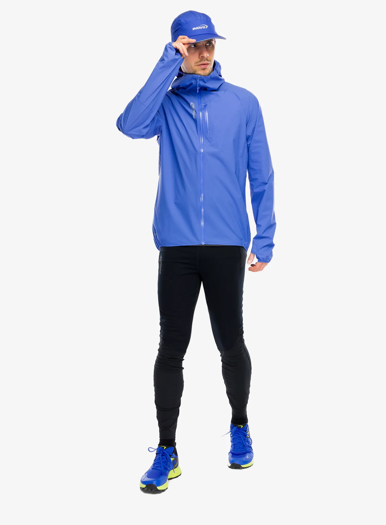 Bežecká bunda Inov-8 Stormshell V2 - blue