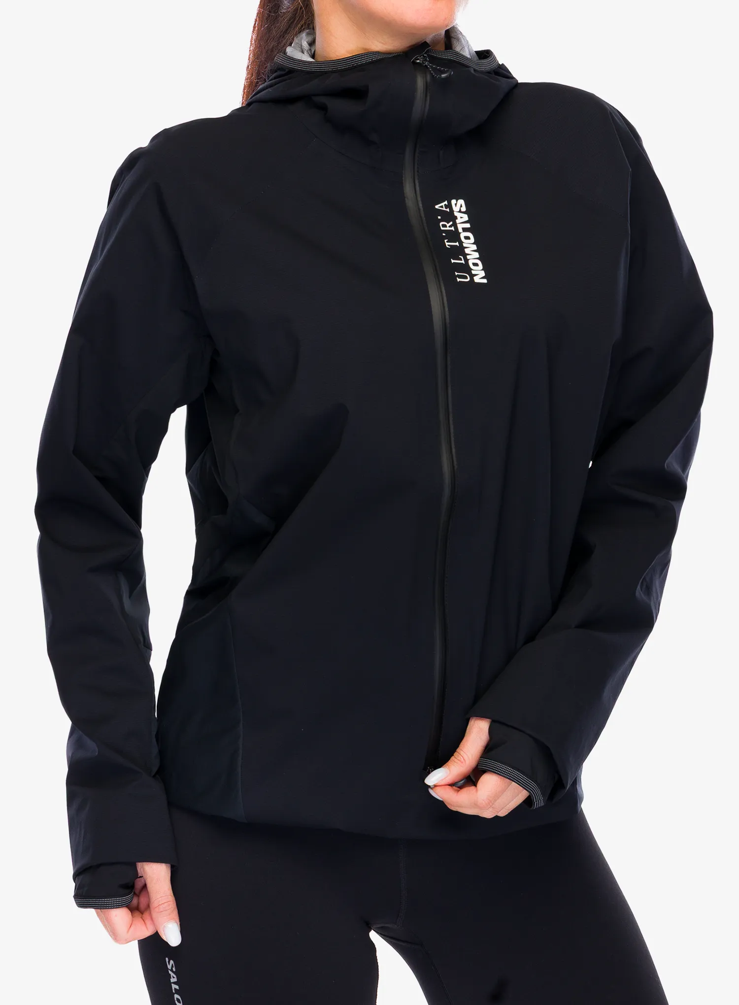 Bežecká bunda Salomon S/Lab Ultra Hybrid Jkt - deep black