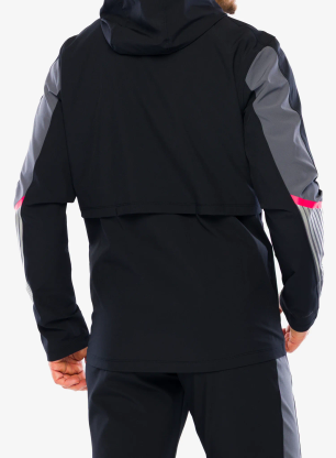 Bežecká bunda Under Armour Velociti Storm Hooded Jkt - black/castlerock/reflective