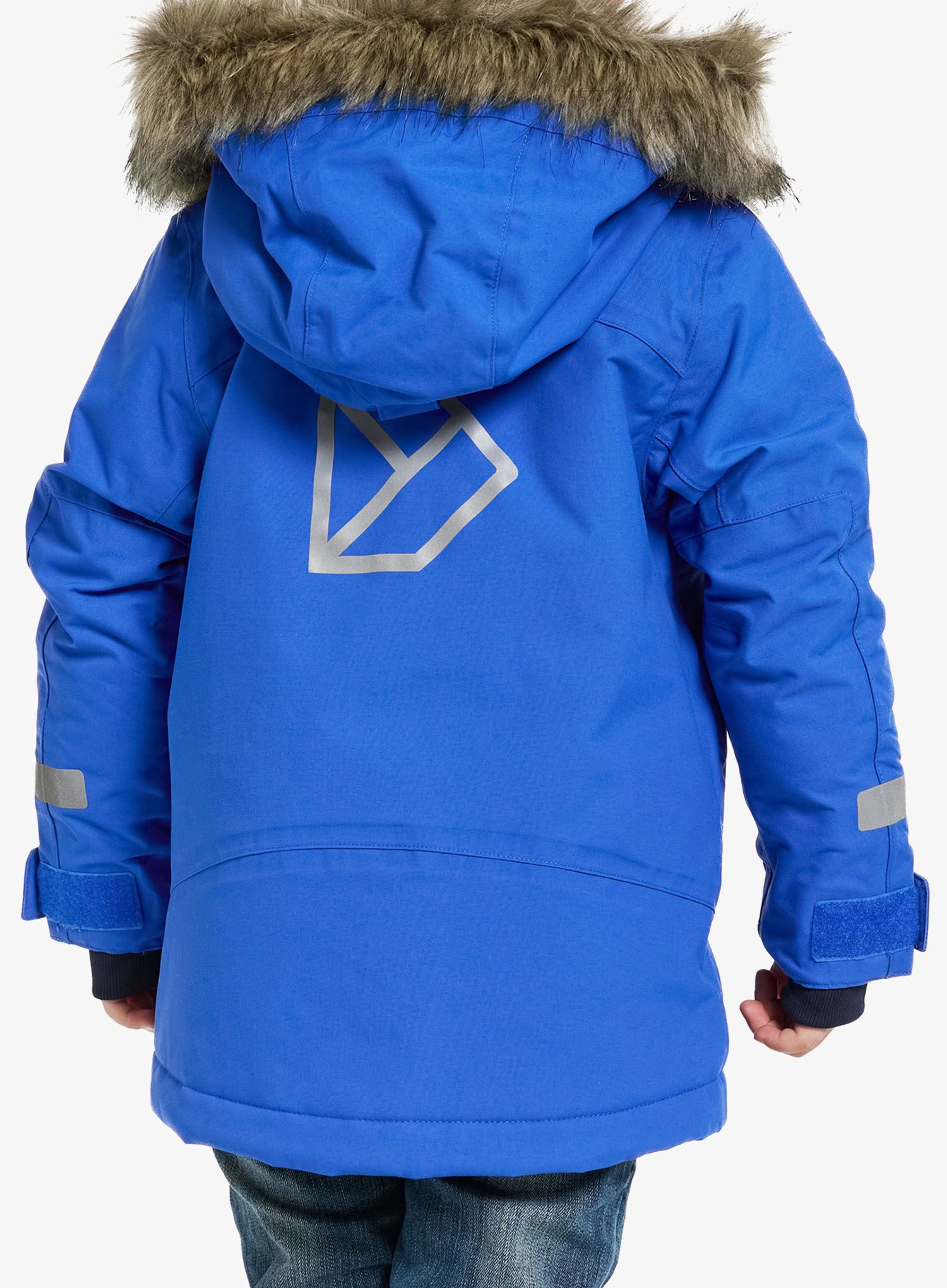 Detská bunda Didriksons Bjarven Parka 3 - caribbean blue