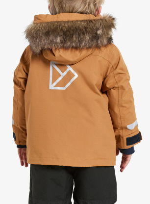 Detská bunda Didriksons Bjarven Parka 4 - almond tree