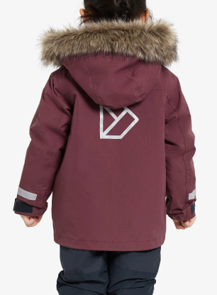 Detská bunda Didriksons Bjarven Parka 4 - anemon red