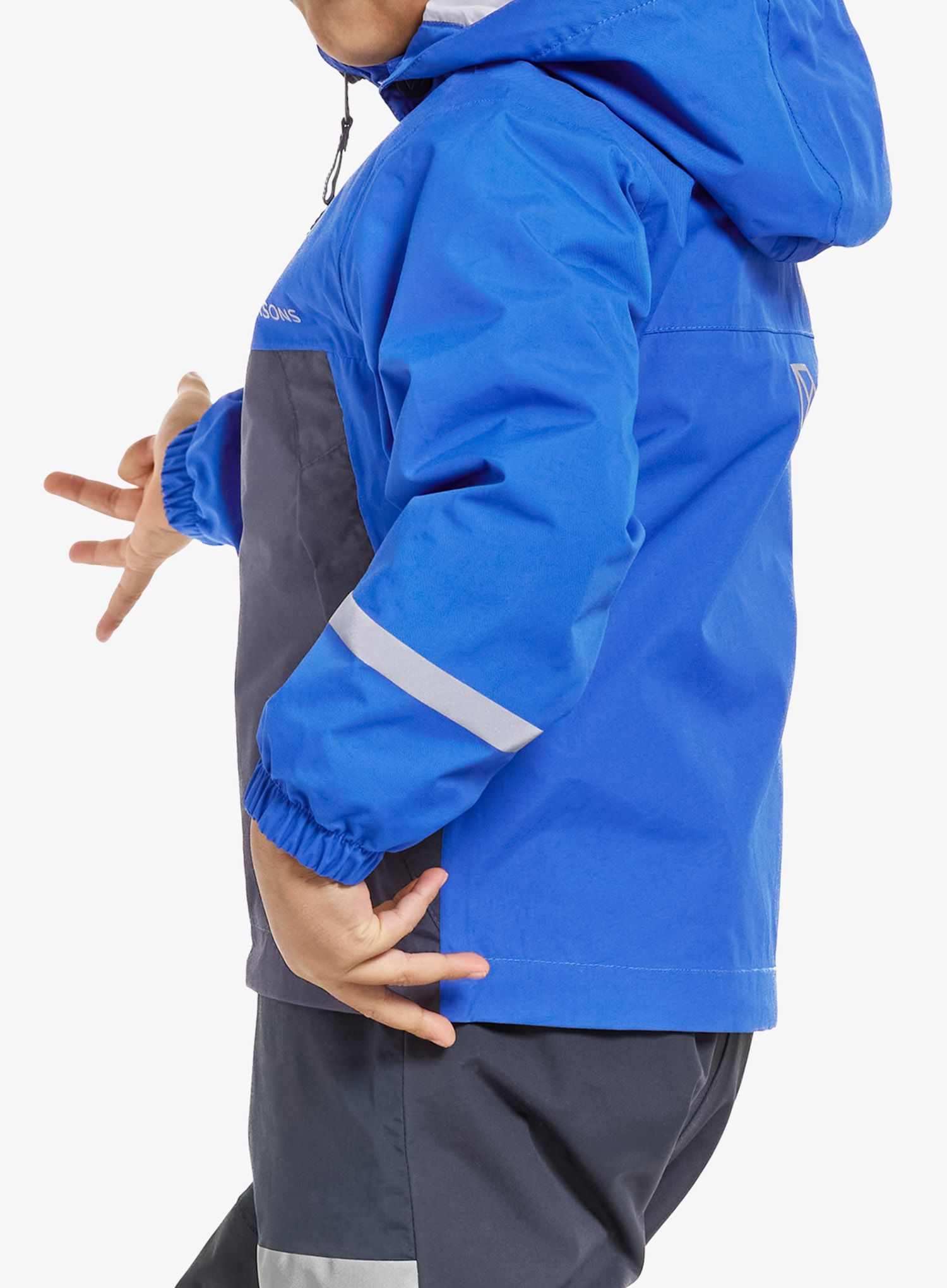 Detská bunda Didriksons Bladet Jacket - caribbean blue