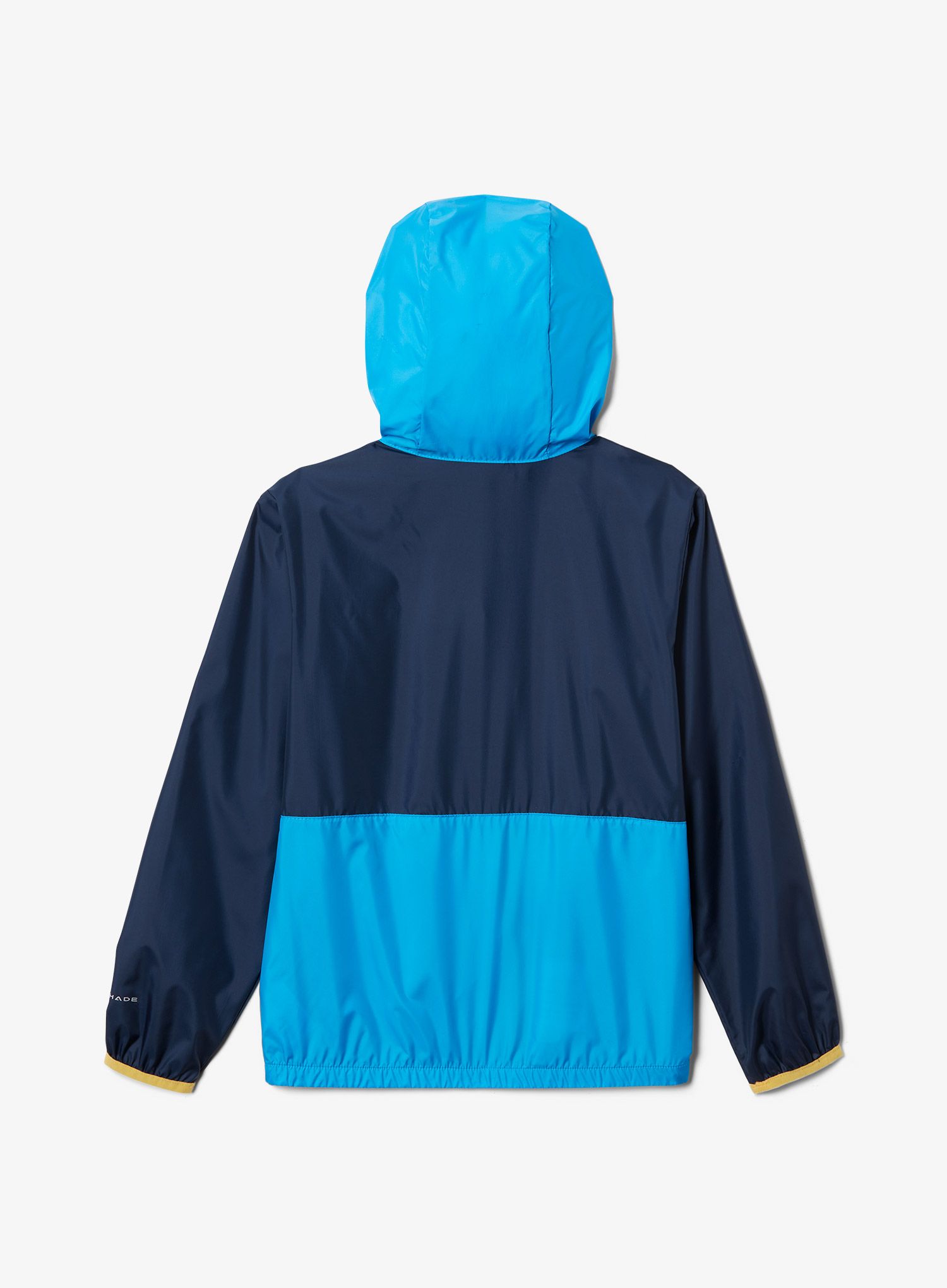 Dievčenská bunda Columbia Back Bowl Hooded Windbreaker - coll navy/compass blue/golden