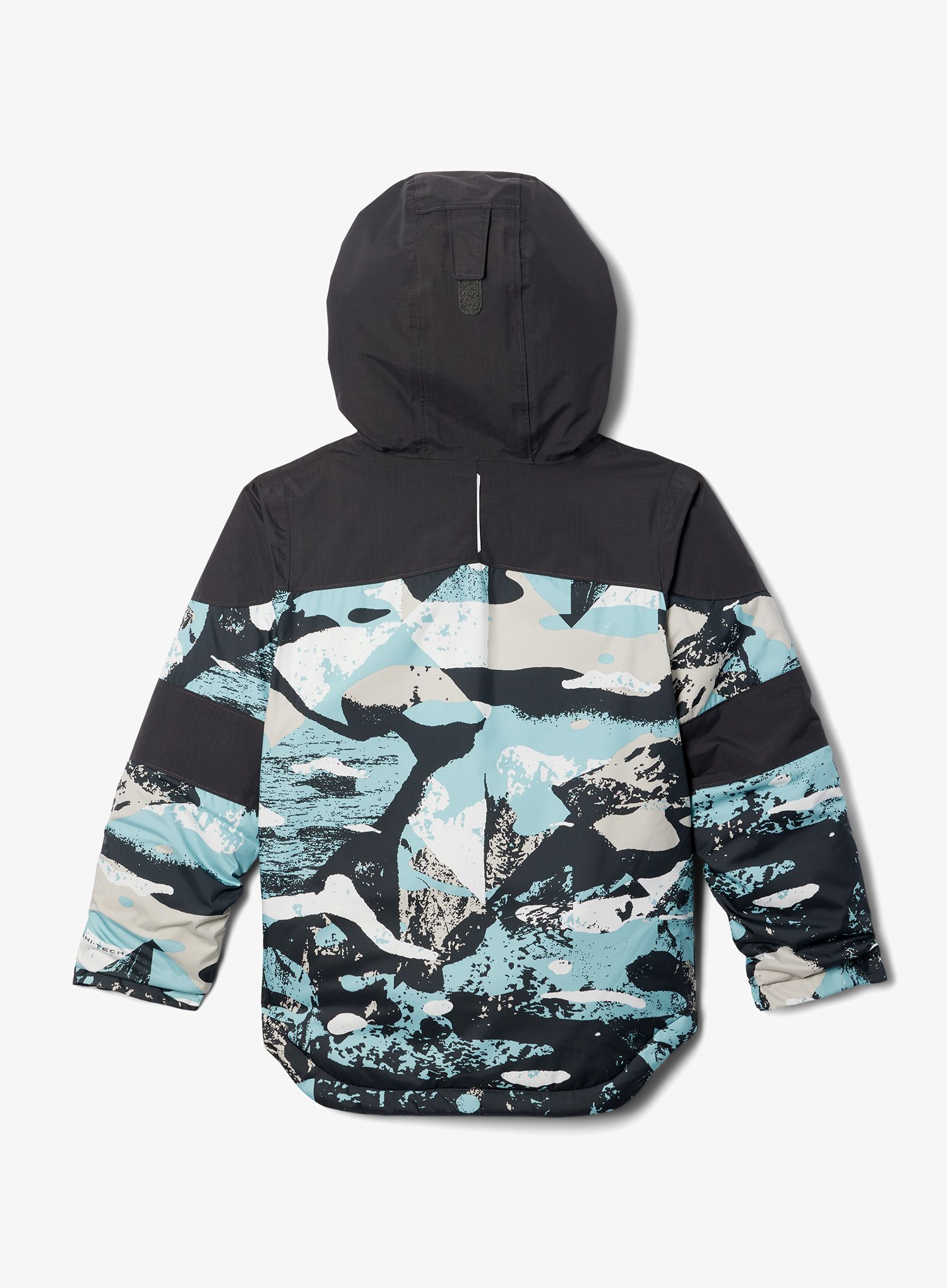 Dievčenská bunda Columbia Mighty Mogul II Jacket - shark geo/shark/aqua haze
