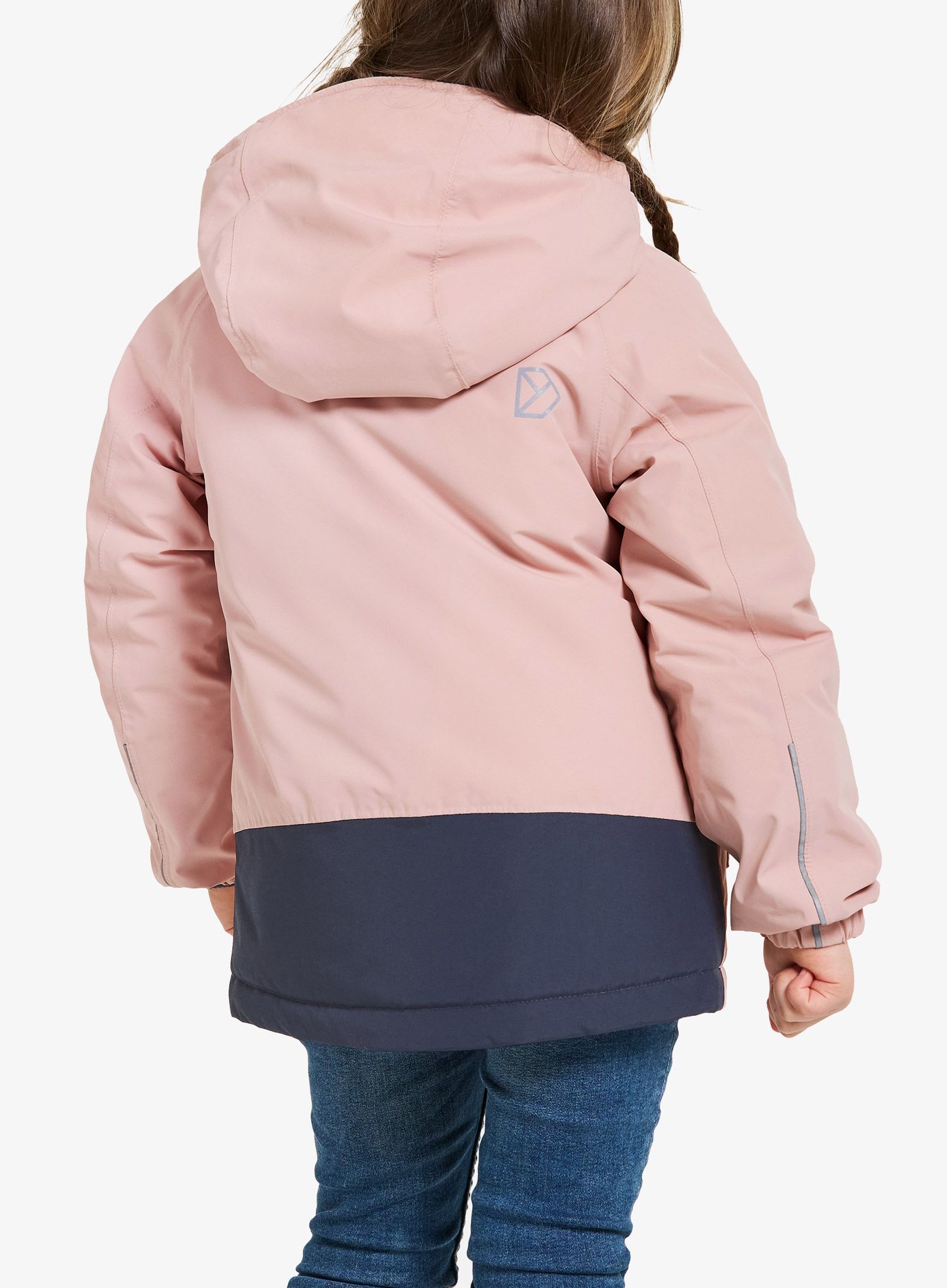 Dievčenská bunda Didriksons Talvi Jacket - dusty pink