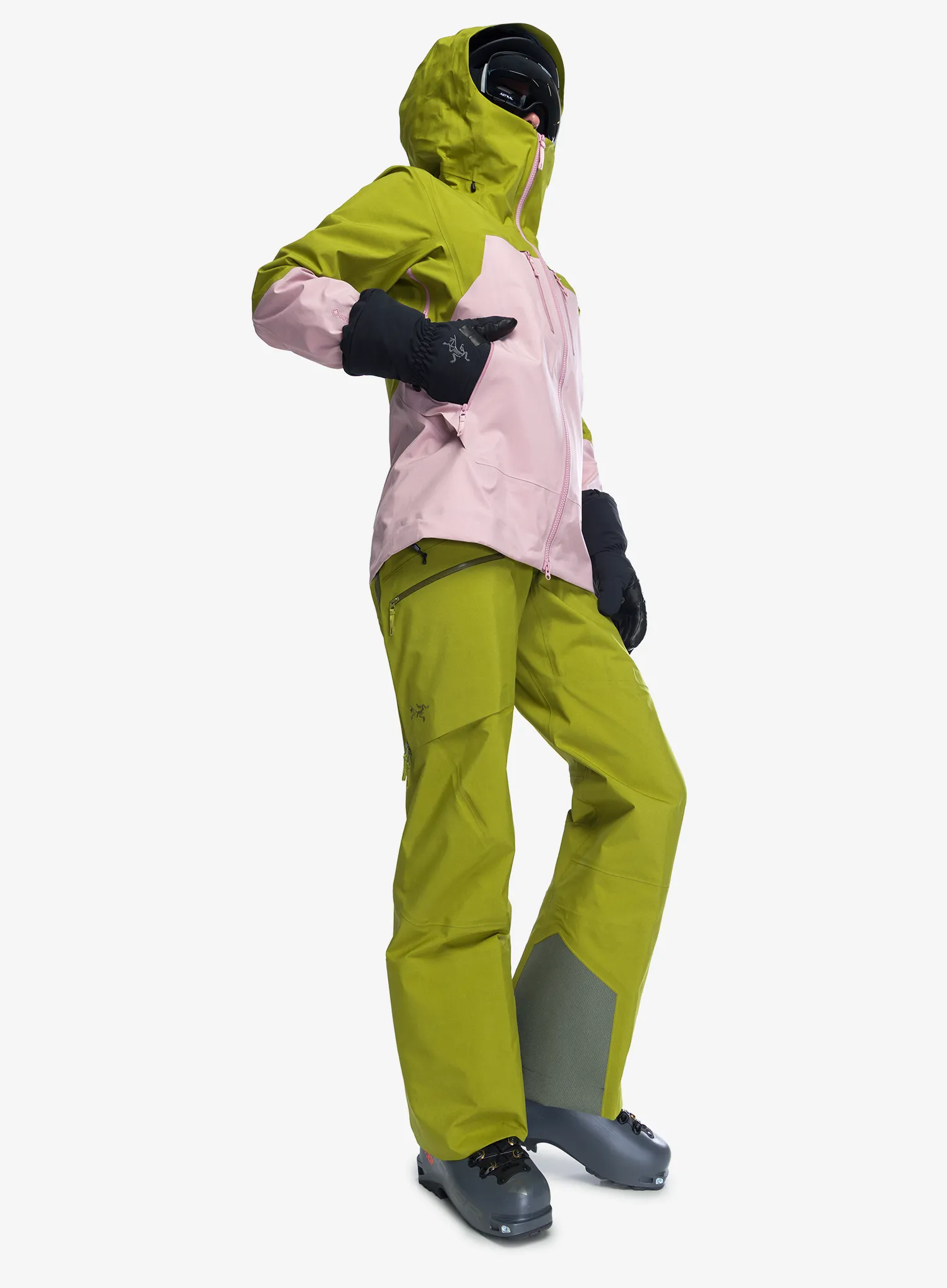 GORE TEX bunda dámska Arcteryx Rush Jacket - olive moss/bliss