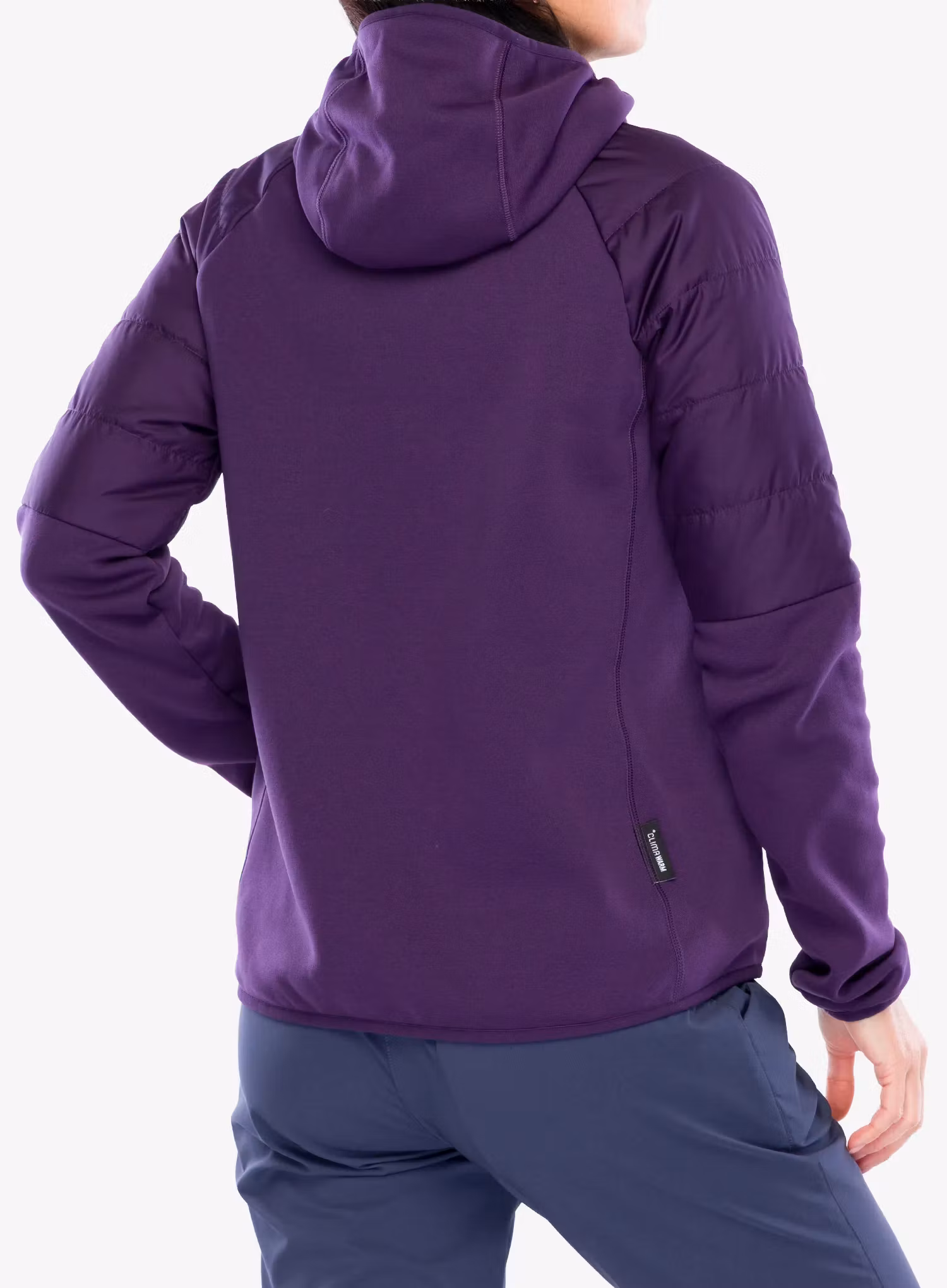 Dámska hybridná bunda dámska adidas TERREX Multi CLIMAWARM Insulated Hybrid Hooded Jacket - aurora plum