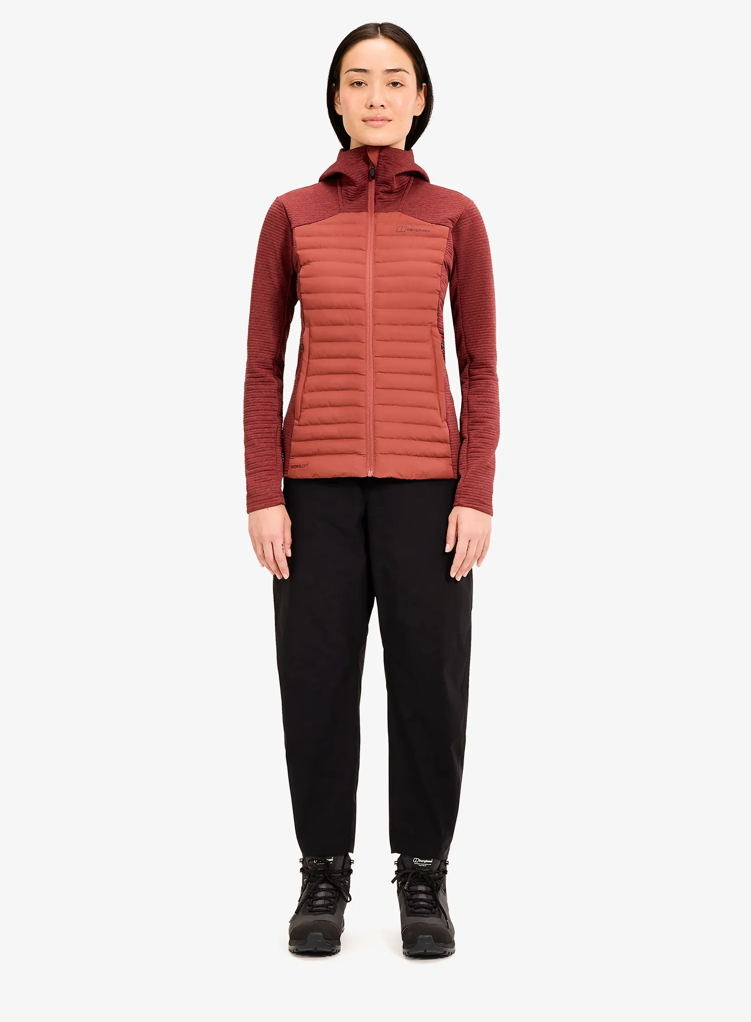 Dámska hybridná bunda dámska Berghaus Nula Hybrid Jacket - corundum