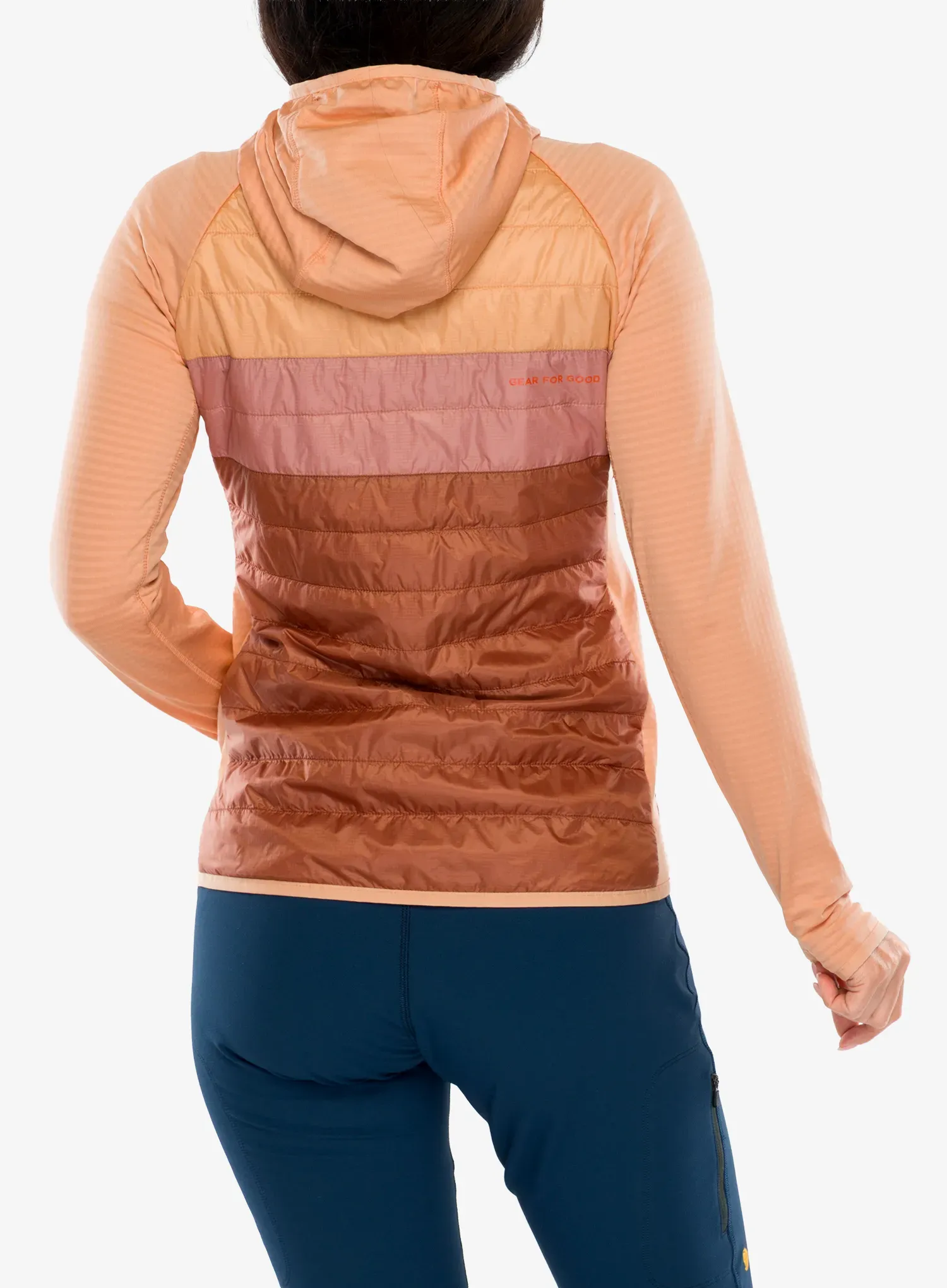Dámska hybridná bunda dámska Cotopaxi Capa Hybrid Insulated Hooded Jacket - apricot/faded brick