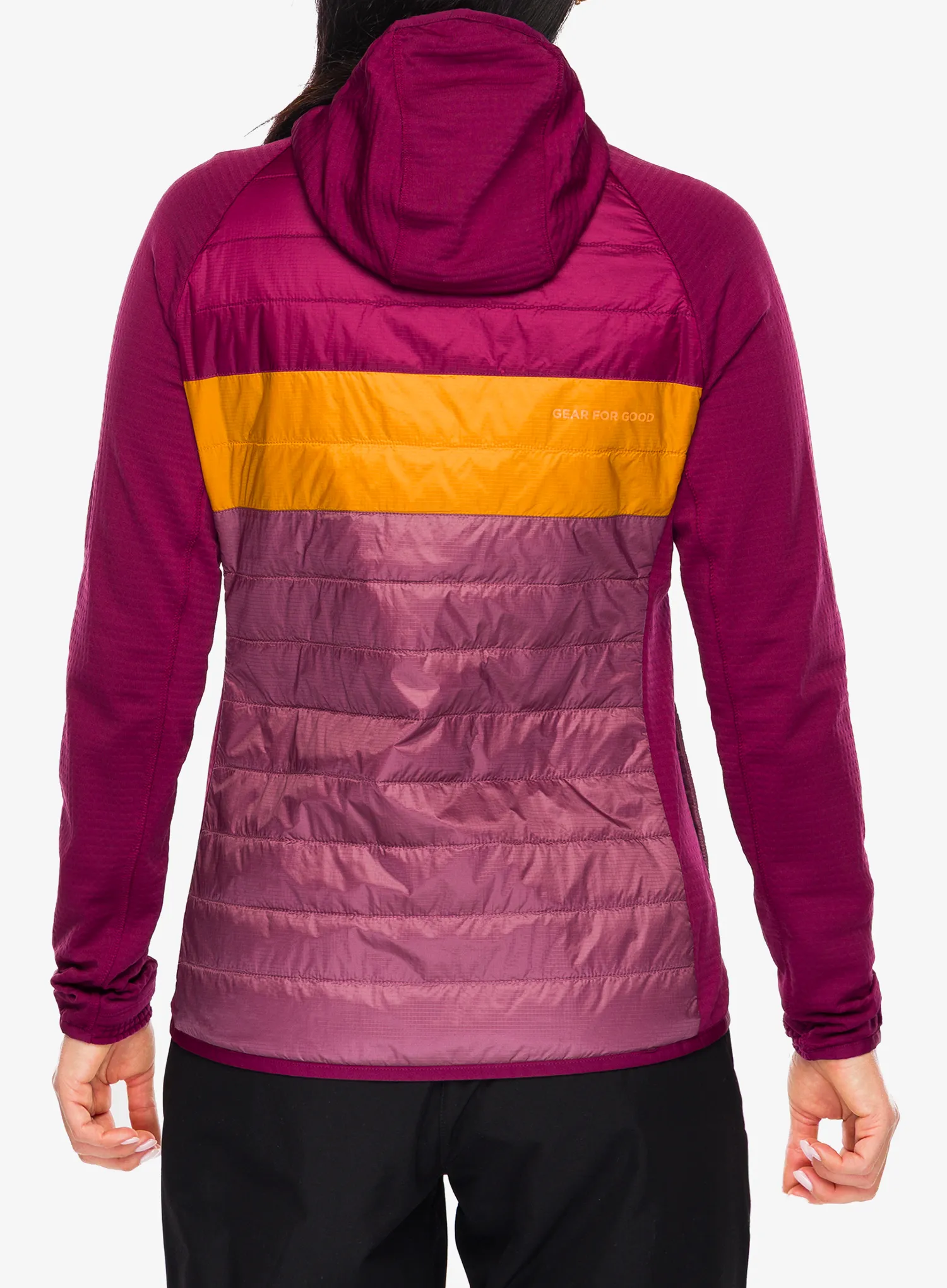 Dámska hybridná bunda dámska Cotopaxi Capa Hybrid Insulated Hooded Jacket - jam/fig