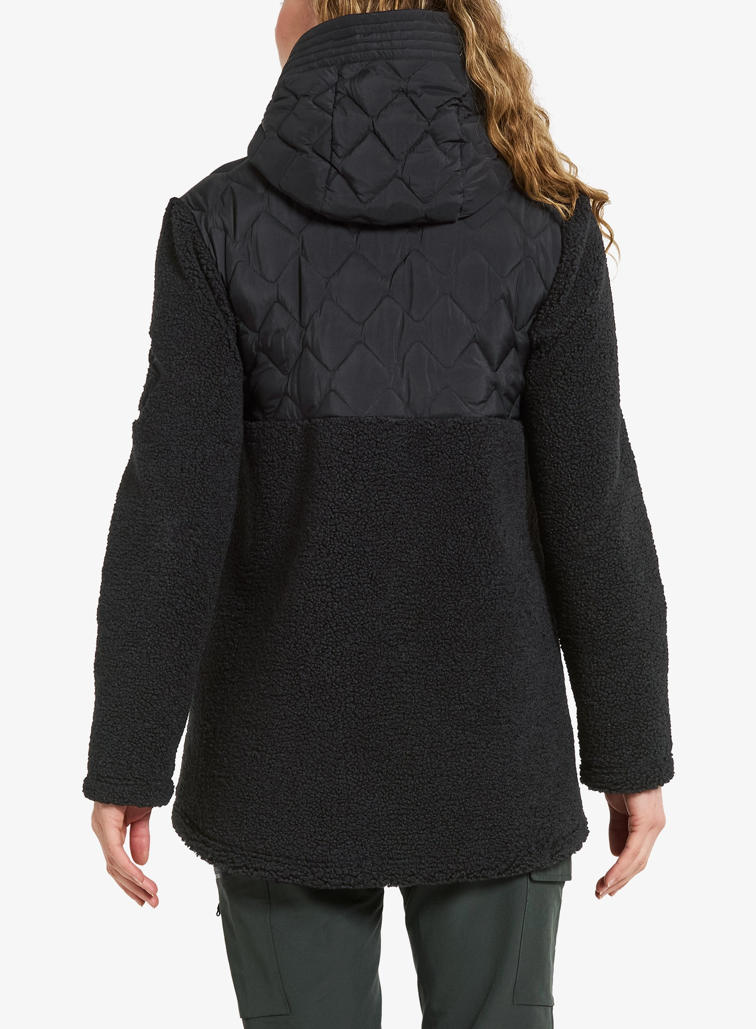 Dámska hybridná bunda dámska Didriksons Bibi Fullzip 2 - black