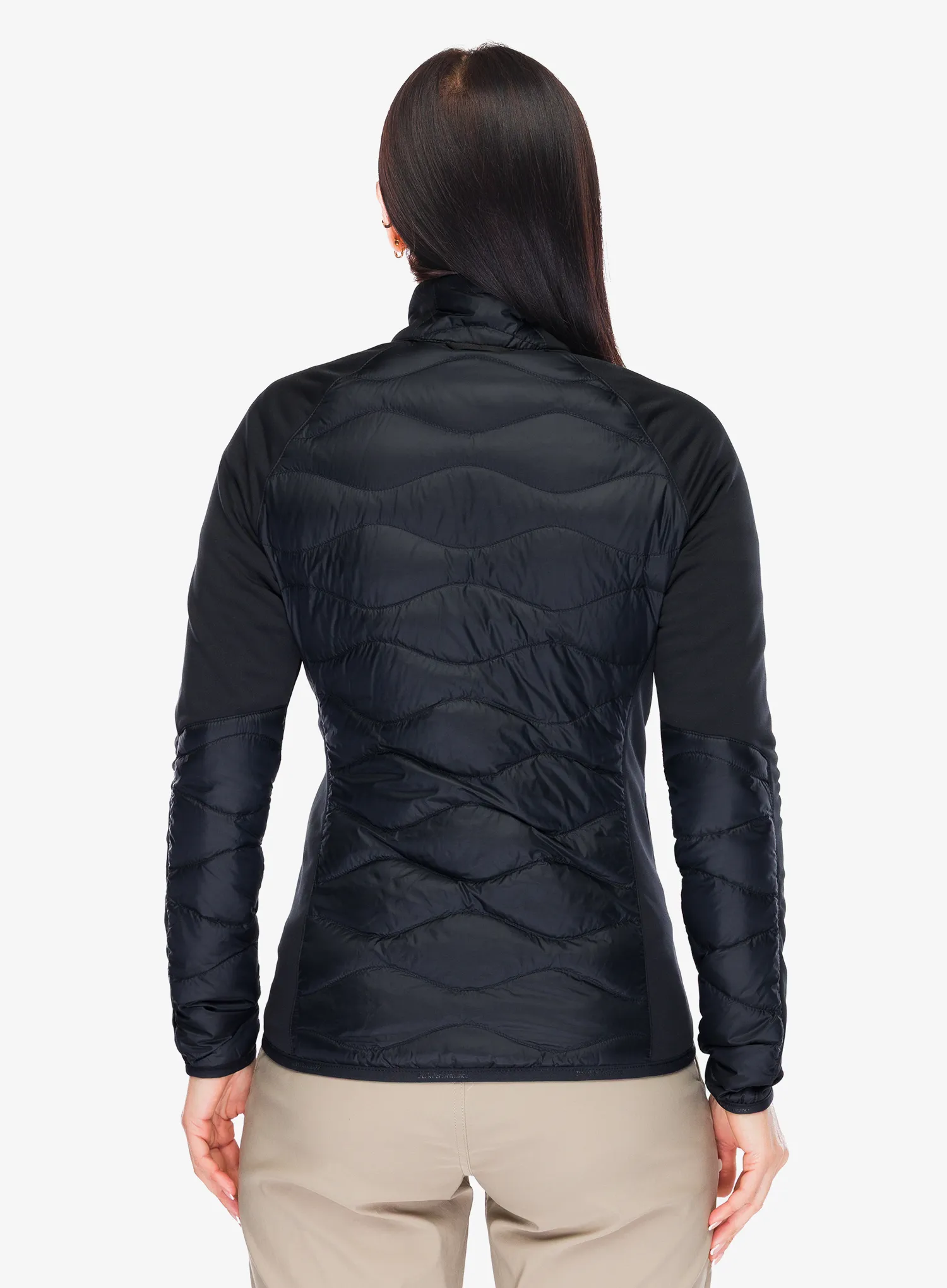 Dámska hybridná bunda dámska Peak Performance Helium Down Hybrid Jacket - black