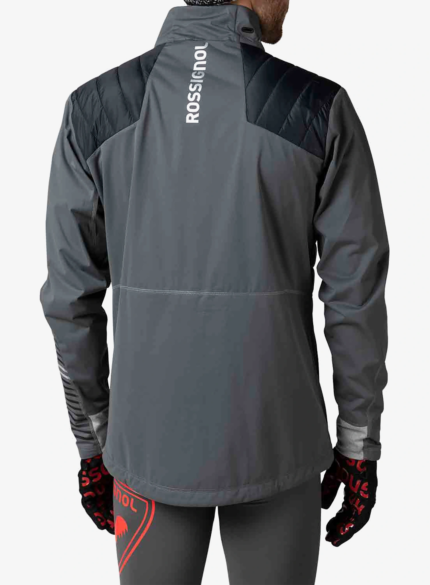 Hybridná bunda Rossignol Poursuite Warm Jacket - onyx grey