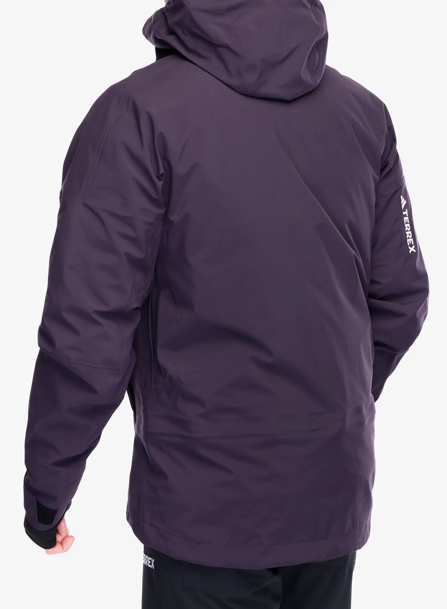 Lyžiarska bunda adidas TERREX Techrock 3L GORE-TEX C-Knit Jacket - aurora black