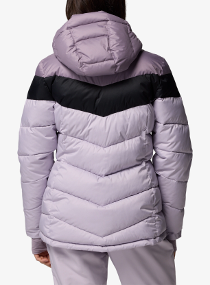 Dámska lyžiarska bunda Columbia Abbott Peak II Insulated Jacket - pearl/shale purple/black