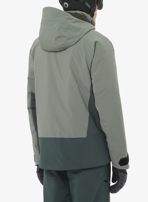 Lyžiarska bunda Salomon Brilliant 2.0 Jacket - sedona sage/green