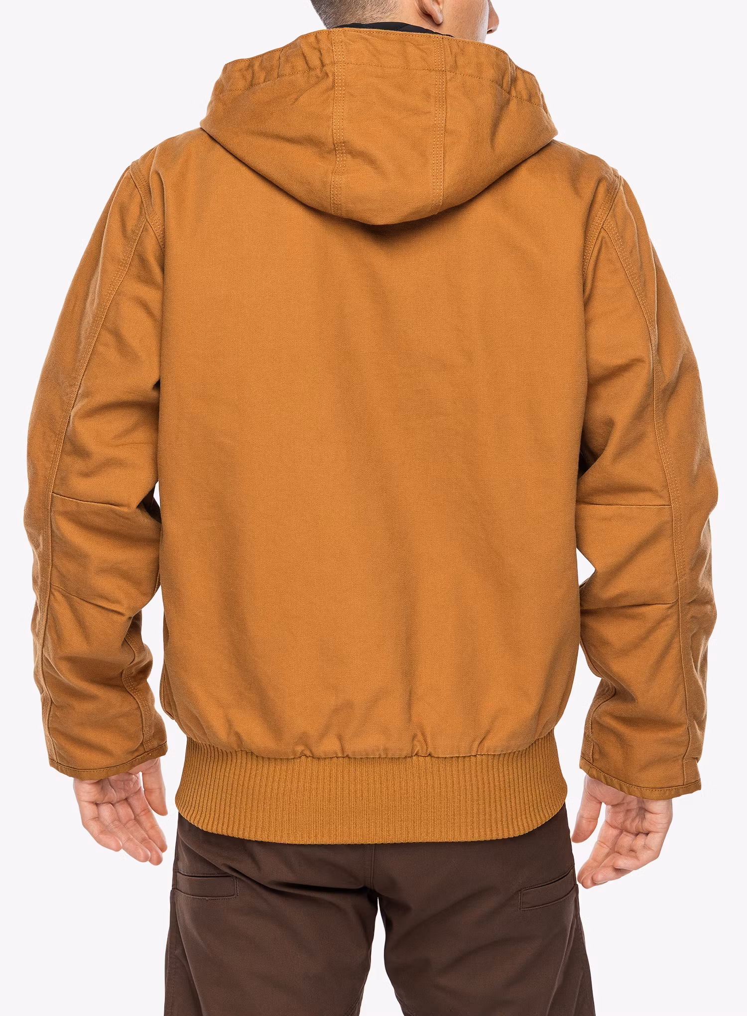 Zateplená bunda Carhartt Duck Insulated Active Jacket - carhartt brown