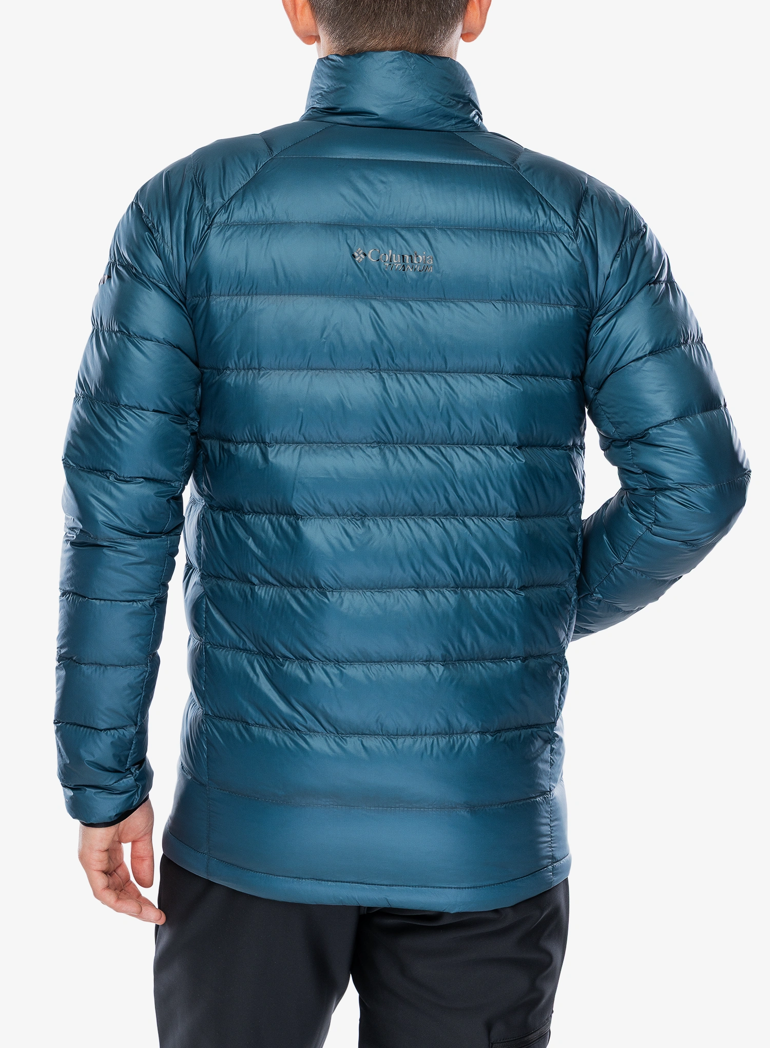 Zateplená bunda Columbia Arctic Crest Down Jacket - everblue