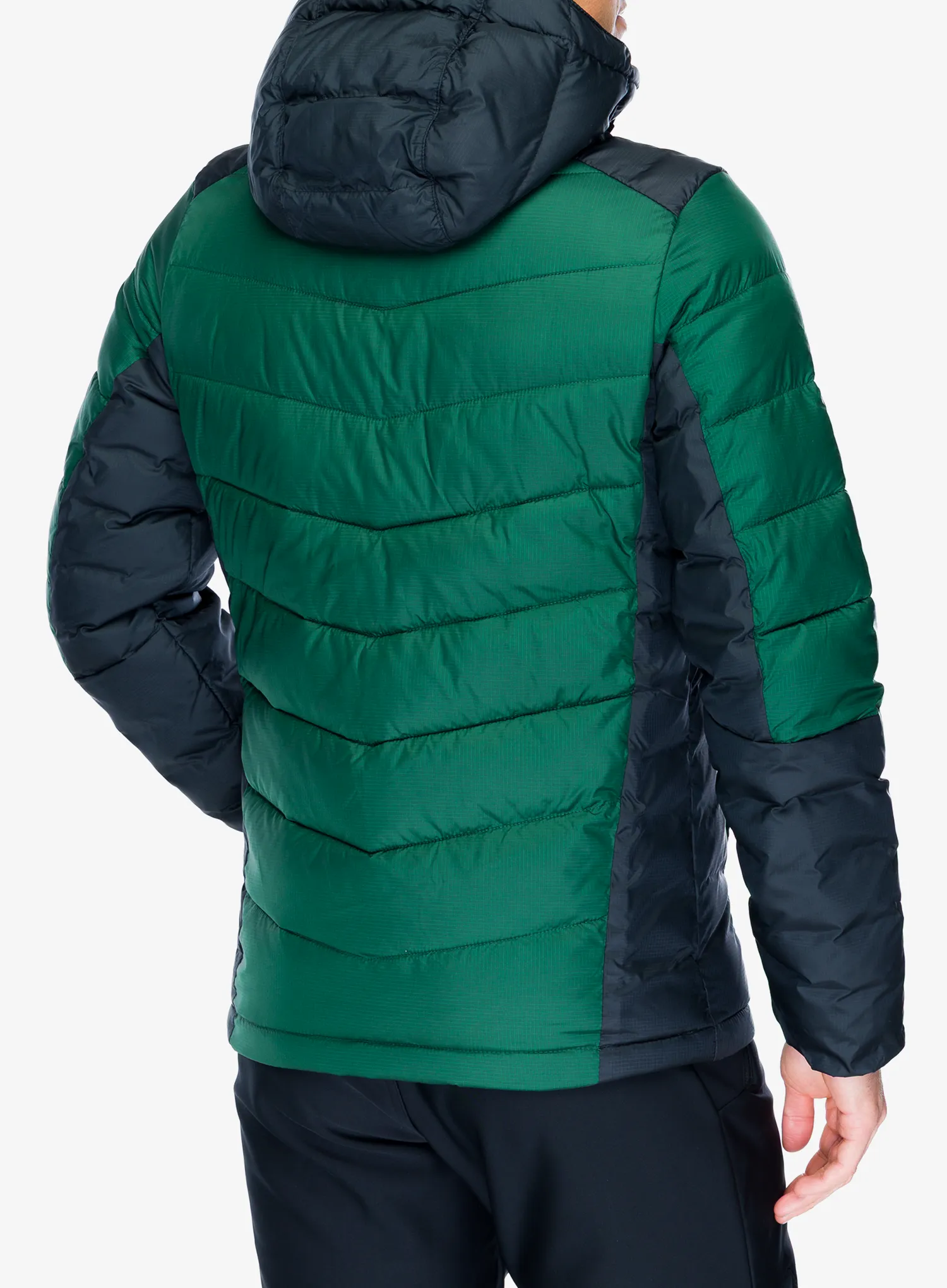 Zateplená bunda Columbia Labyrinth Loop II Hooded Jacket - rain forest/black