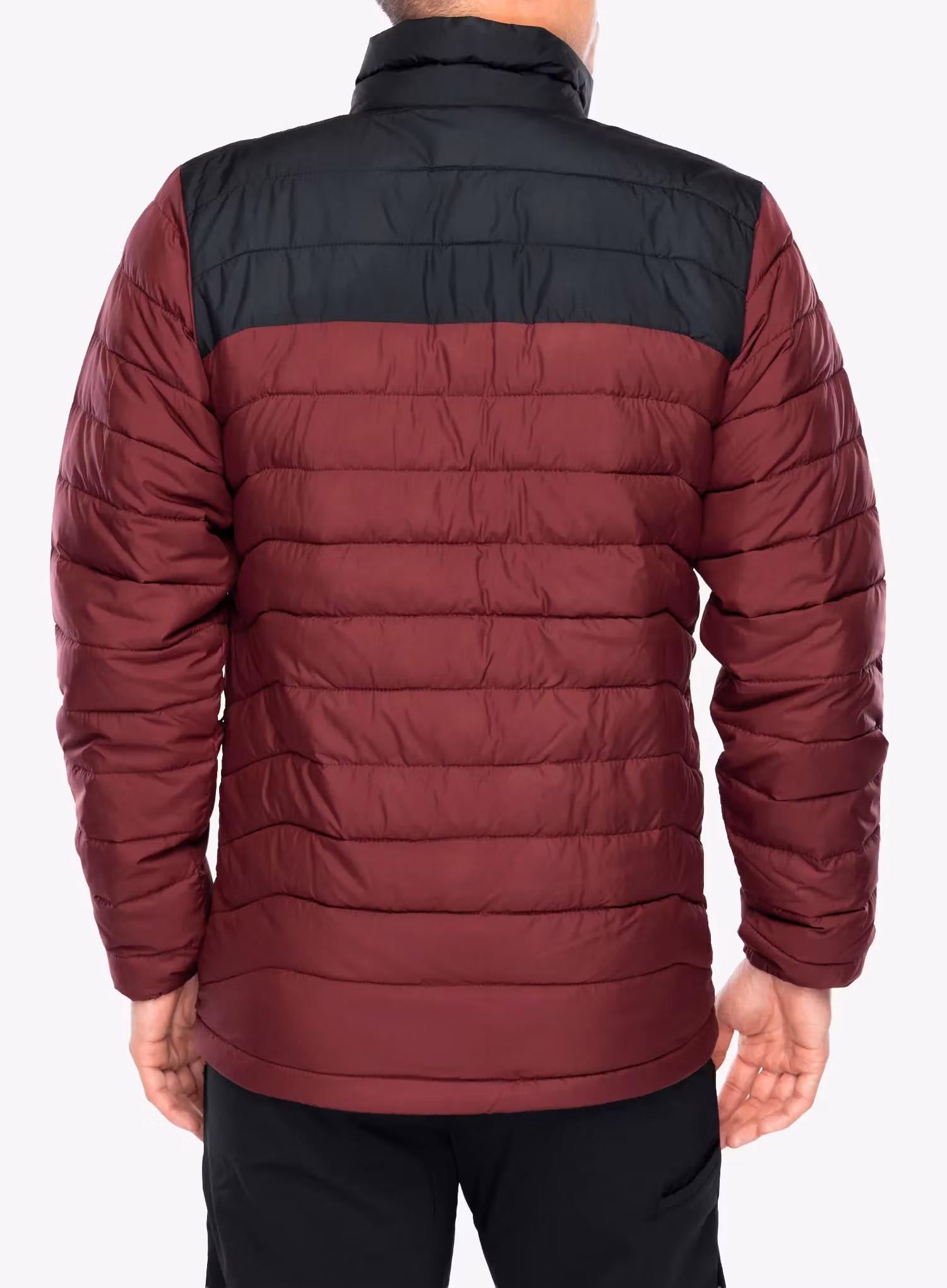 Zateplená bunda Columbia Powder Lite II Jacket - rich wine/black