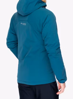 Zateplená bunda Columbia Silver Leaf Lite Hooded Jacket - everblue