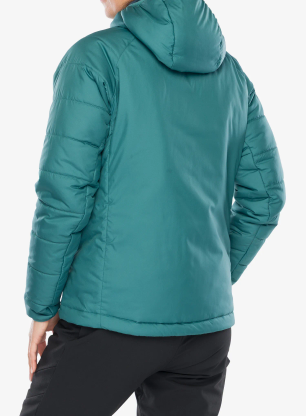 Zateplená bunda dámska adidas TERREX Multi Synthetic Insulated Hooded Jacket - preloved teal