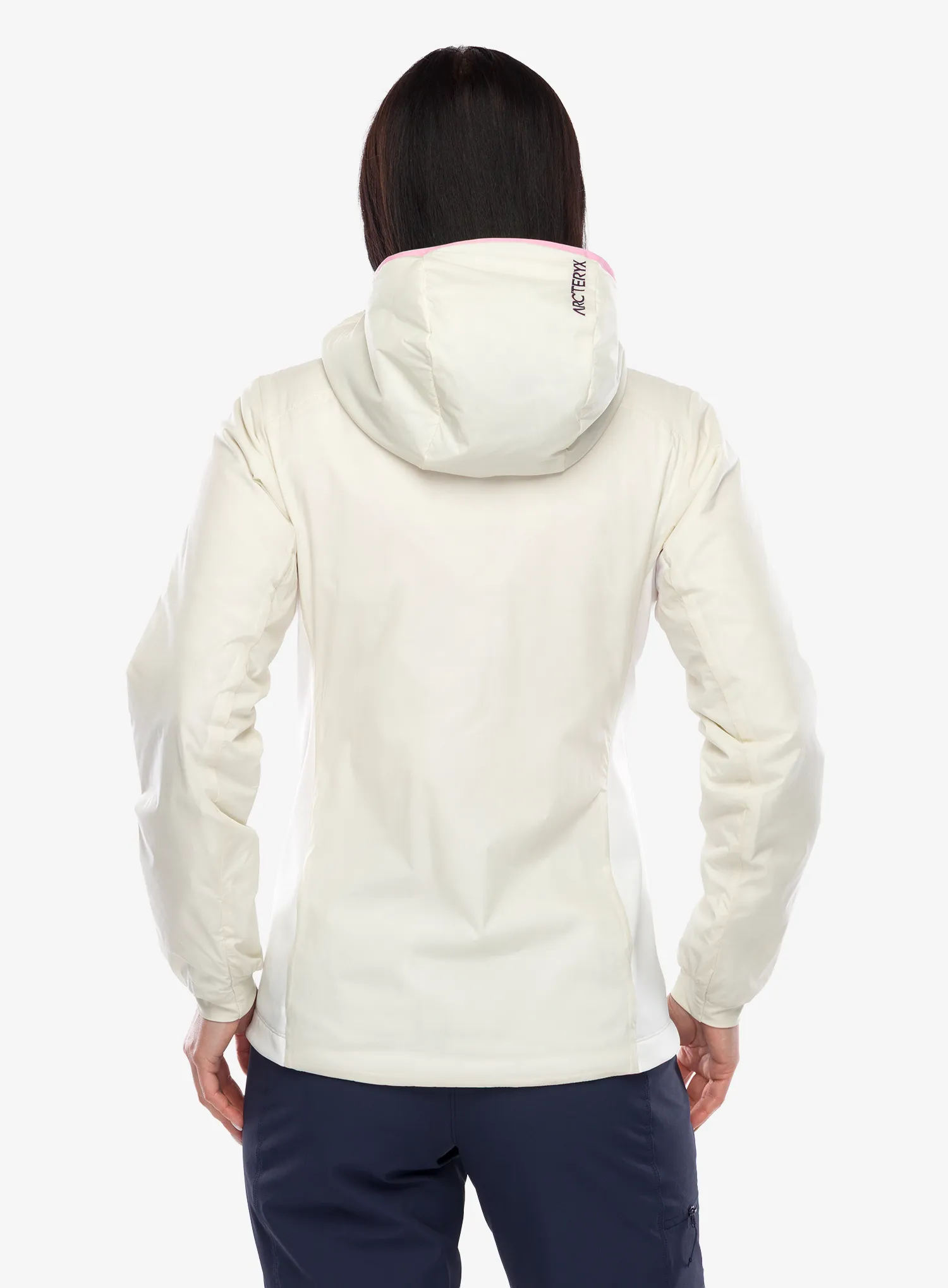 Zateplená bunda dámska Arcteryx Atom Hoody - cosmic bloom