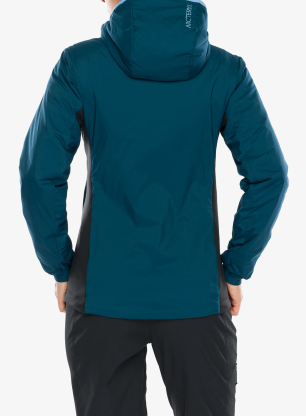 Zateplená bunda dámska Arcteryx Atom Hoody - midnight frost