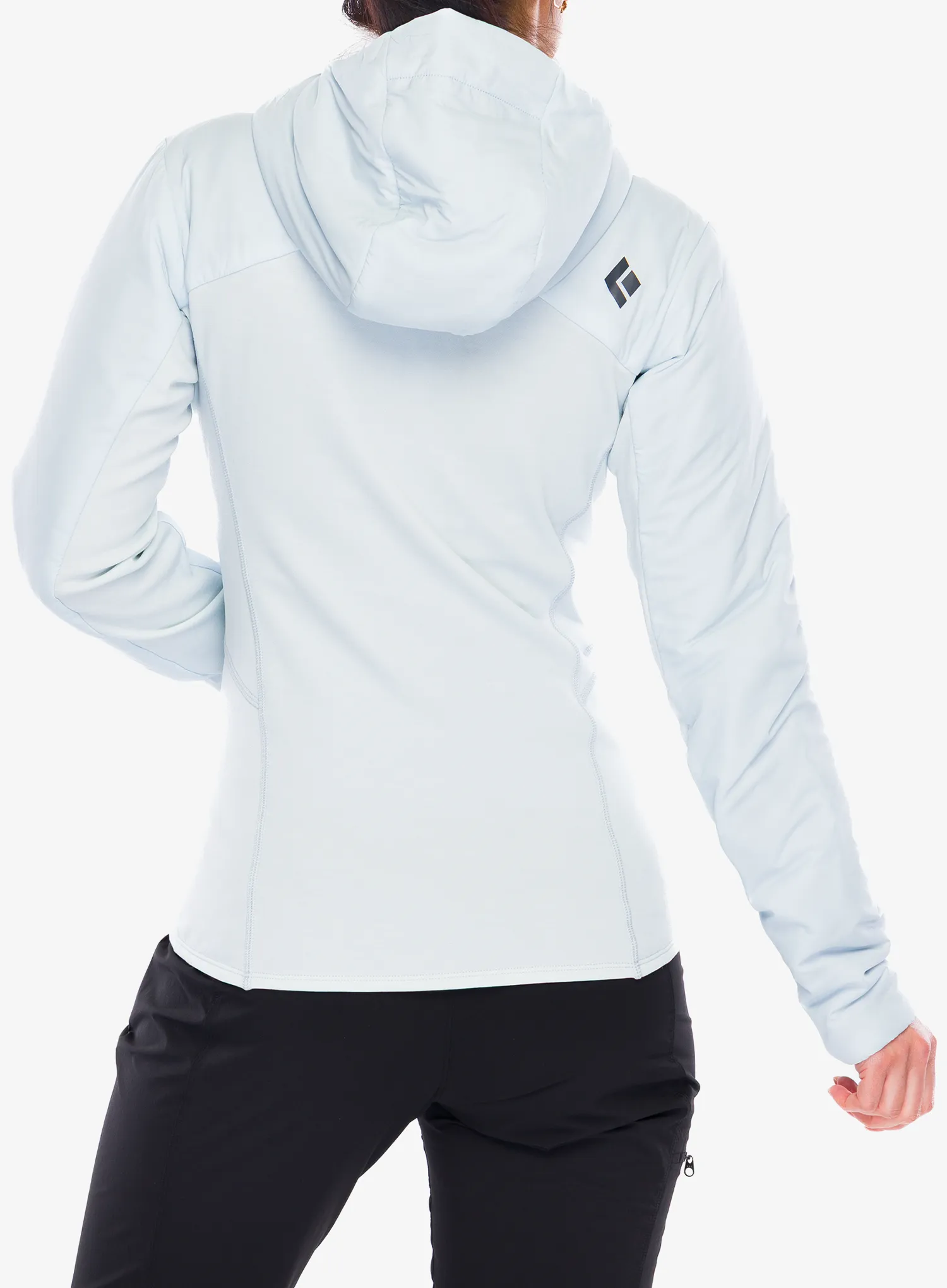 Zateplená bunda dámska Black Diamond First Light Hybrid Hoody - belay blue