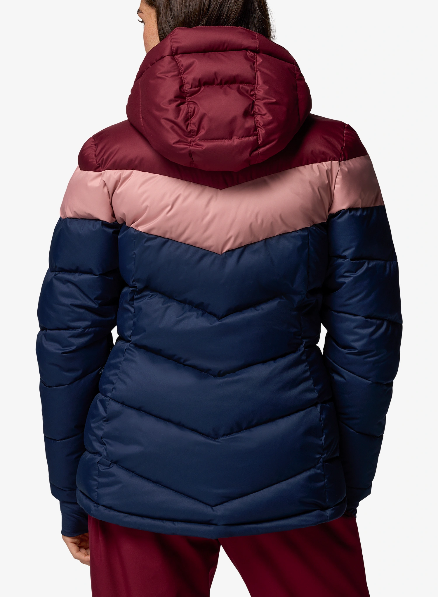 Zateplená bunda dámska Columbia Abbott Peak II Insulated Jacket - navy/rich wine/pink